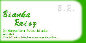 bianka raisz business card